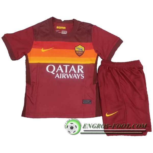 Engros-foot: Maillot de Foot AS Roma Enfant Domicile 2020/2021 Thailande