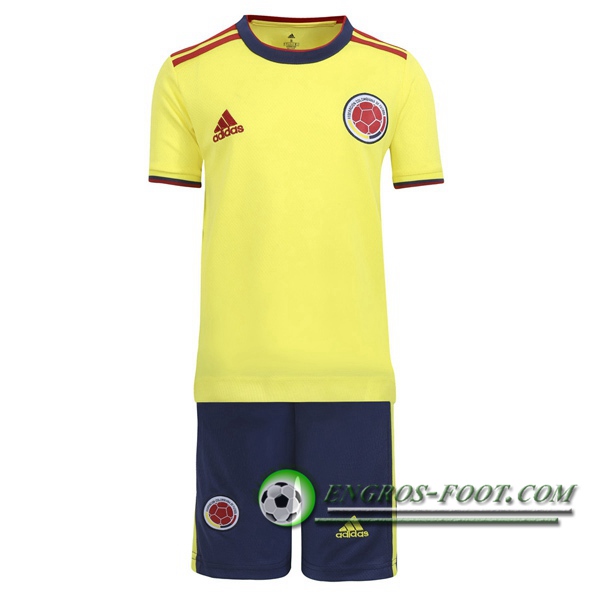 Engros-foot: Maillot de Foot Colombie Enfant Domicile 2020/2021 Thailande