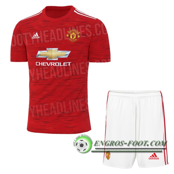 Engros-foot: Maillot de Foot Manchester United Enfant Domicile 2020/2021 Thailande