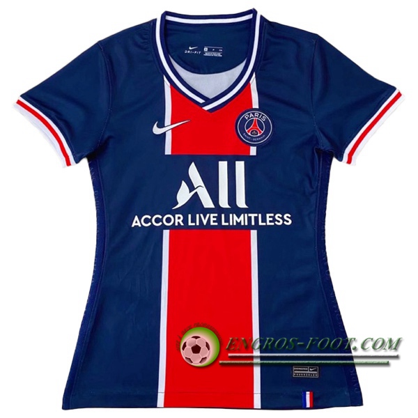 Engros-foot: Maillot de Foot PSG Femme Domicile 2020/2021 Thailande