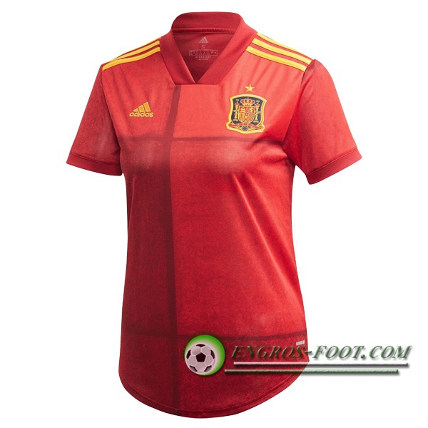 Engros-foot: Maillot de Foot Espagne Femme Domicile 2020/2021 Thailande