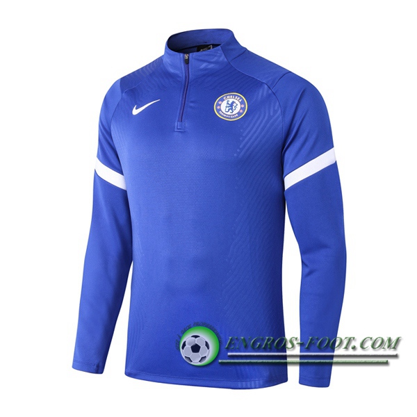 Engros-foot: Sweatshirt Training FC Chelsea Bleu 2020/2021 Thailande