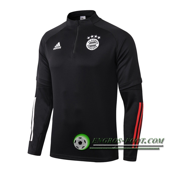 Engros-foot: Sweatshirt Training Bayern Munich Noir 2020/2021 Thailande