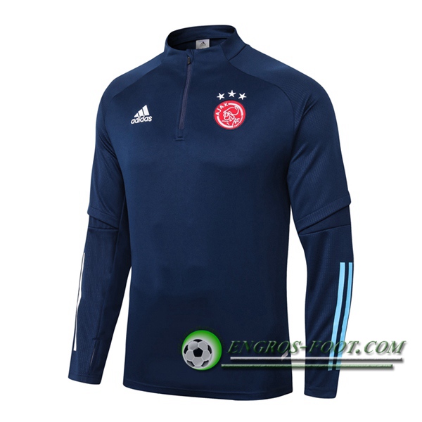 Engros-foot: Sweatshirt Training AFC Ajax Bleu Royal 2020/2021 Thailande