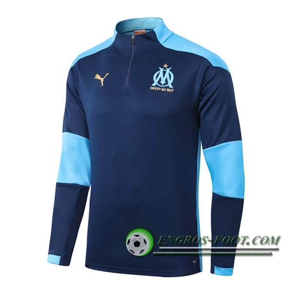 Engros-foot: Sweatshirt Training Marseille OM Bleu 2020/2021 Thailande