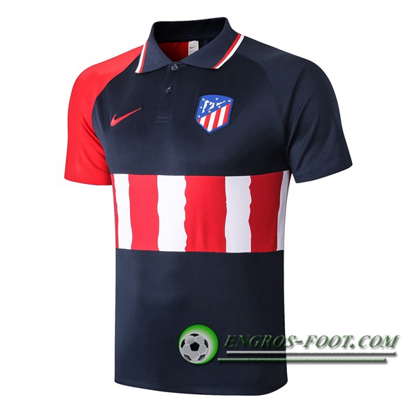 Polo Foot Atletico Madrid Bleu Royal 2020/2021