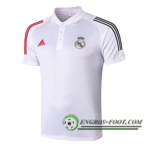 Polo Foot Real Madrid Blanc 2020/2021