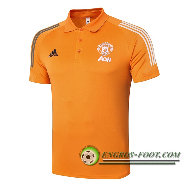 Polo Foot Manchester United Orange 2020/2021