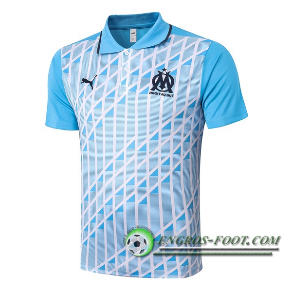 Polo Foot Marseille OM Bleu 2020/2021