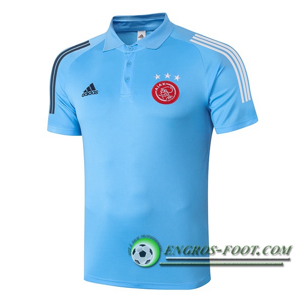 Polo Foot AFC Ajax Bleu 2020/2021