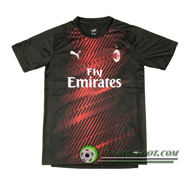 Training T-Shirts Milan AC Noir 2020/2021