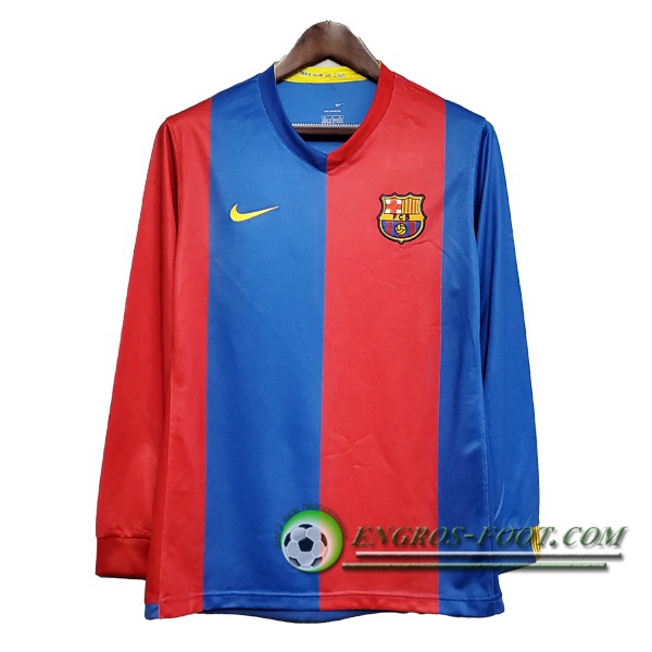 Engros-foot: Maillot de Foot FC Barcelone Retro Manche Longue Domicile 2006/2007 Thailande