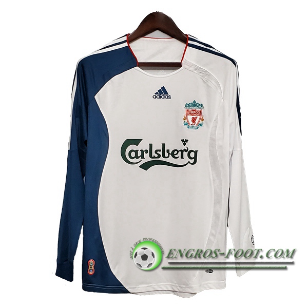 Engros-foot: Maillot de Foot FC Liverpool Retro Manche Longue Exterieur 2006/2007 Thailande