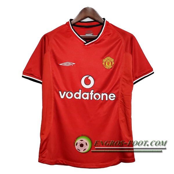 Engros-foot: Maillot de Foot Manchester United Retro Domicile 2000/2001 Thailande