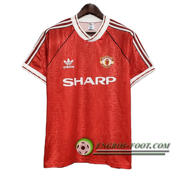 Engros-foot: Maillot de Foot Manchester United Retro Domicile 1990/1992 Thailande