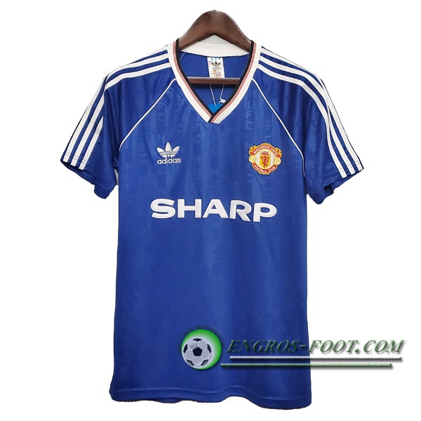 Engros-foot: Maillot de Foot Manchester United Retro Third 1988/1990 Thailande