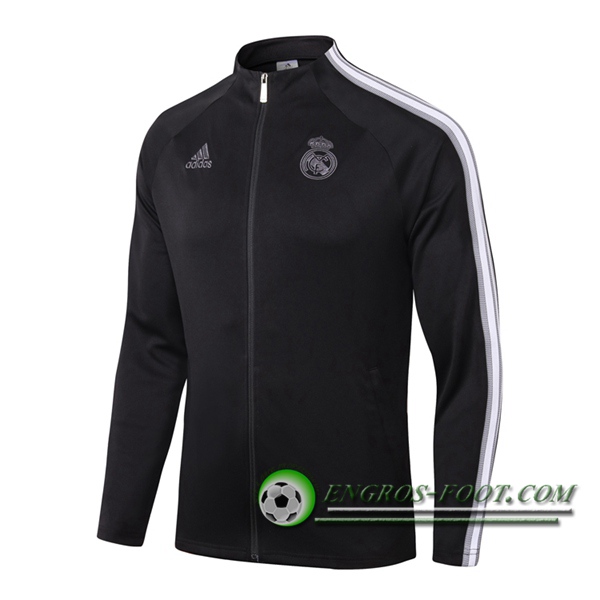 Nouveaux Veste Foot Real Madrid Noir 2020/2021