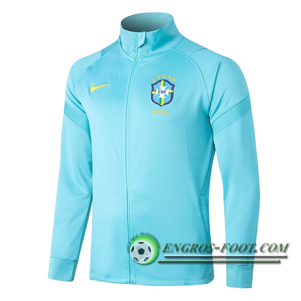 Nouveaux Veste Foot Bresil Bleu 2020/2021