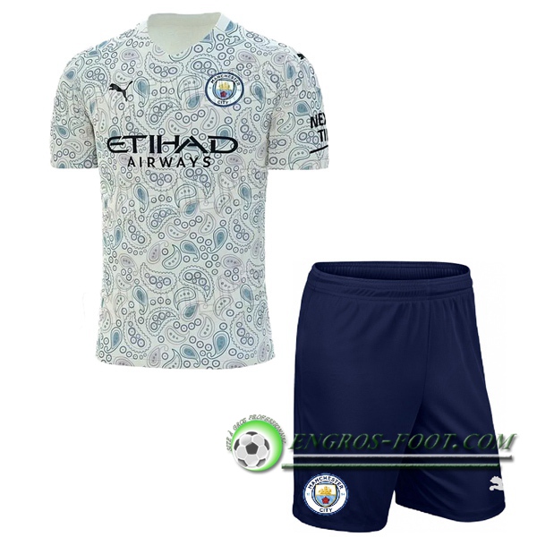 Engros-foot: Maillot de Foot Manchester City Enfant Third 2020/2021 Thailande