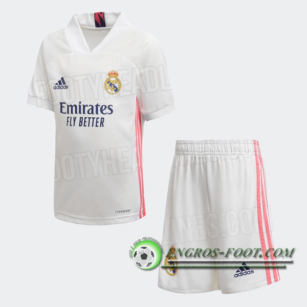 Engros-foot: Maillot de Foot Real Madrid Enfant Domicile 2020/2021 Thailande