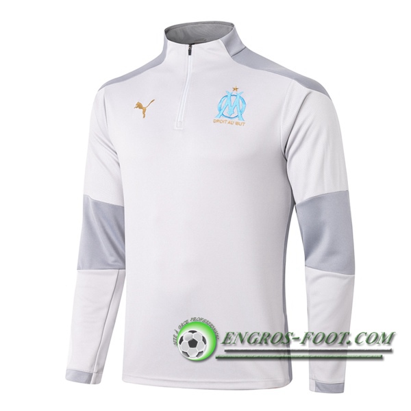 Engros-foot: Sweatshirt Training Marseille OM Gris 2020/2021 Thailande