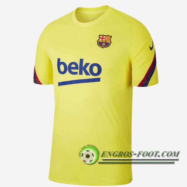 Training T-Shirts FC Barcelone Jaune 2020/2021