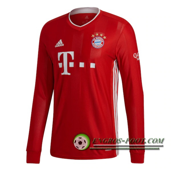 Engros-foot: Jeu Maillot de Foot Bayern Munich Domicile Manche longue 2020/2021 Thailande