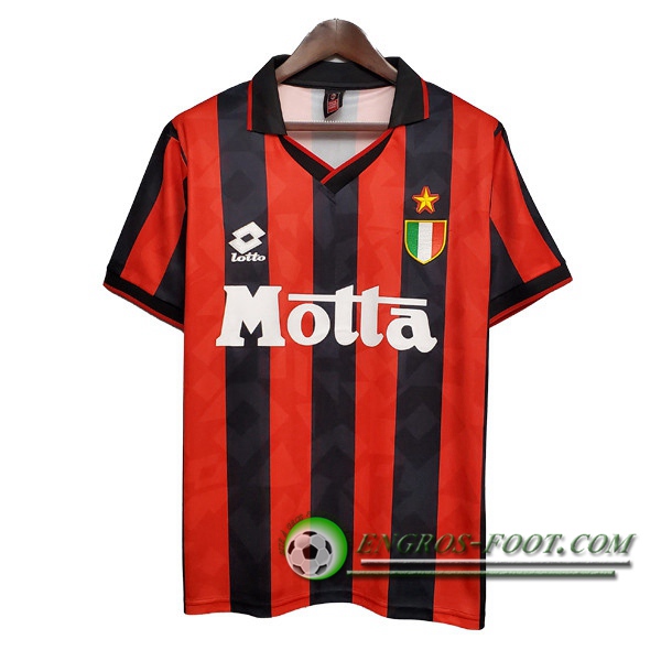 Engros-foot: Maillot de Foot Milan AC Retro Domicile 1993/1994 Thailande