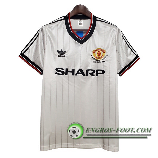 Engros-foot: Maillot de Foot Manchester United Retro Exterieur 1983 Thailande