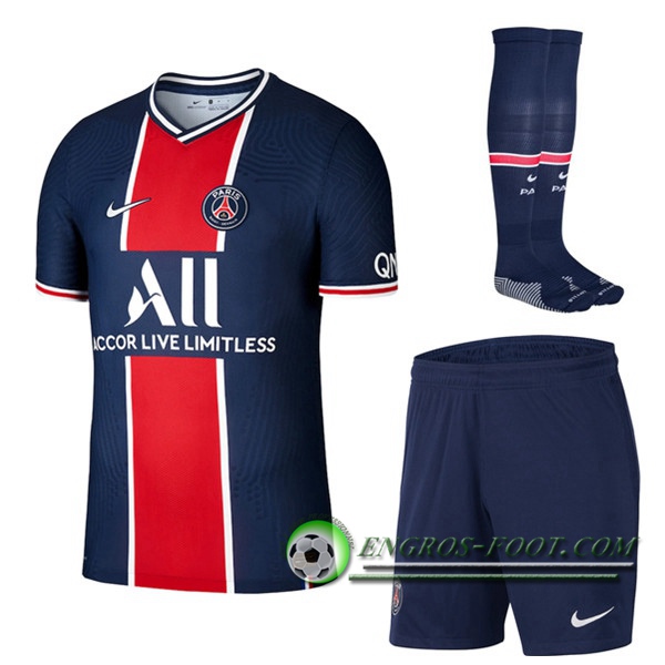 Engros-foot: Jeu Ensemble Maillot PSG Domicile (Short+Chaussettes) 2020/21 Thailande