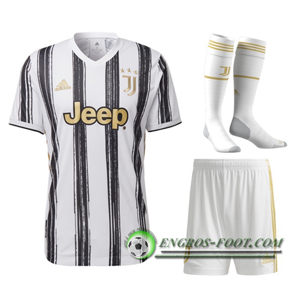 Engros-foot: Jeu Ensemble Maillot Juventus Domicile (Short+Chaussettes) 2020/21 Thailande