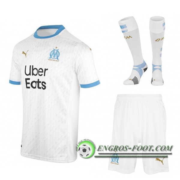 Engros-foot: Jeu Ensemble Maillot Marseille OM Domicile (Short+Chaussettes) 2020/21 Thailande