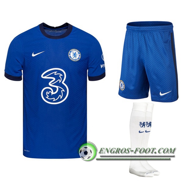 Engros-foot: Jeu Ensemble Maillot FC Chelsea Domicile (Short+Chaussettes) 2020/21 Thailande