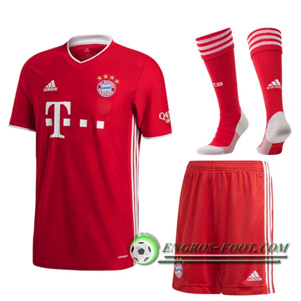 Engros-foot: Jeu Ensemble Maillot Bayern Munich Domicile (Short+Chaussettes) 2020/21 Thailande