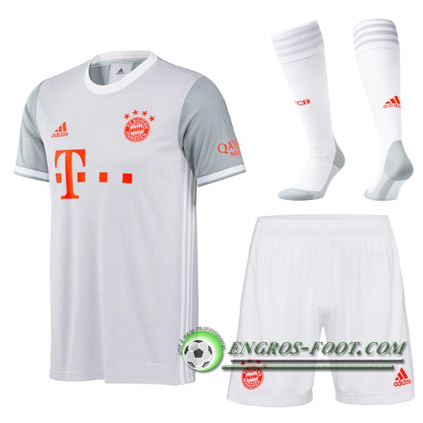 Engros-foot: Jeu Ensemble Maillot Bayern Munich Exterieur (Short+Chaussettes) 2020/21 Thailande