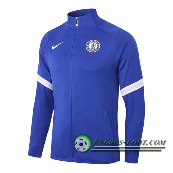 Nouveaux Veste Foot FC Chelsea Bleu 2020/2021