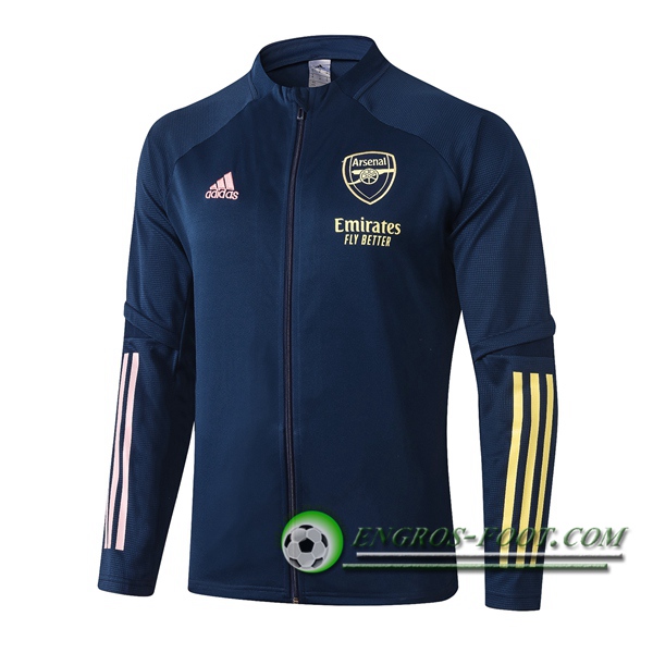 Nouveaux Veste Foot Arsenal Bleu Royal 2020/2021