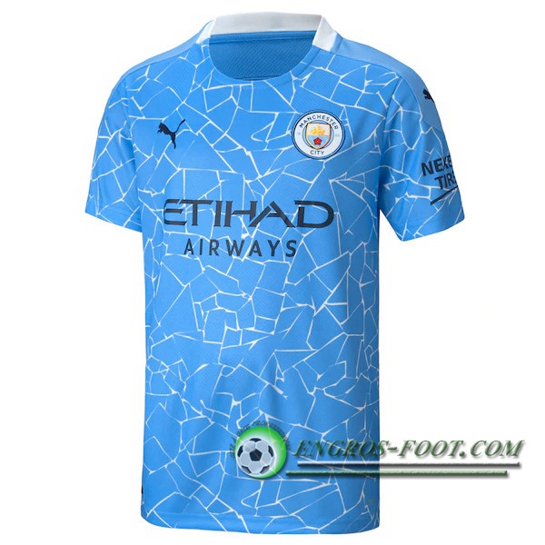 Engros-foot: Jeu Nouveaux Maillot de Foot Manchester City Domicile 2020/2021 Thailande