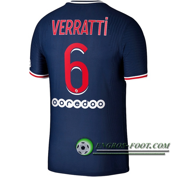 Engros-foot: Jeu Maillot de Foot PSG (Verratti 6) Domicile 2020/2021 Thailande