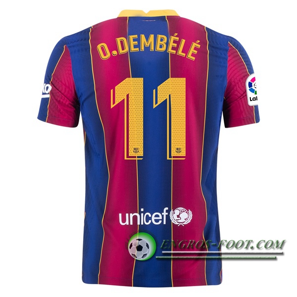 Engros-foot: Jeu Maillot de Foot FC Barcelone (O.DEMBELE 11) Domicile 2020/2021 Thailande