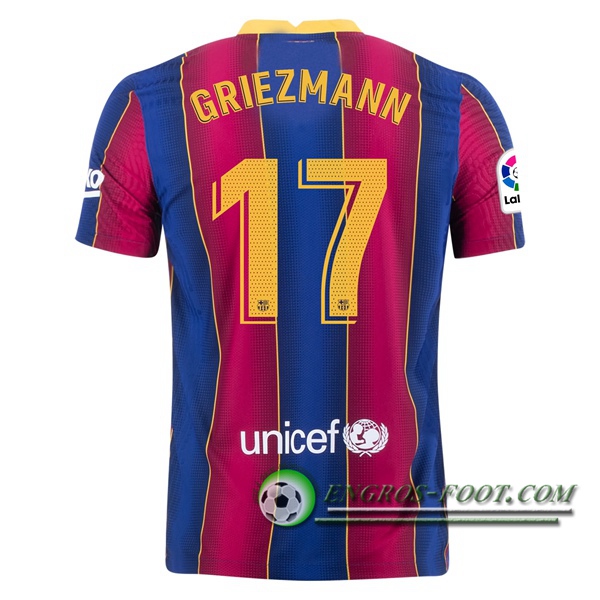 Engros-foot: Jeu Maillot de Foot FC Barcelone (GRIEZMANN 17) Domicile 2020/2021 Thailande