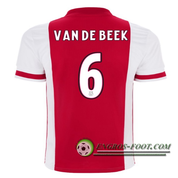 Engros-foot: Jeu Maillot de Foot AFC Ajax (VANDEBEEK 6) Domicile 2020/2021 Thailande