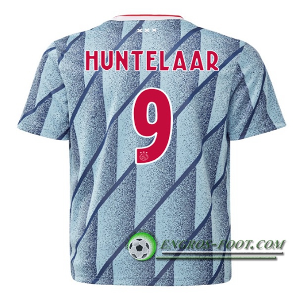 Engros-foot: Jeu Maillot de Foot AFC Ajax (HUNTEELAAR 9) Exterieur 2020/2021 Thailande