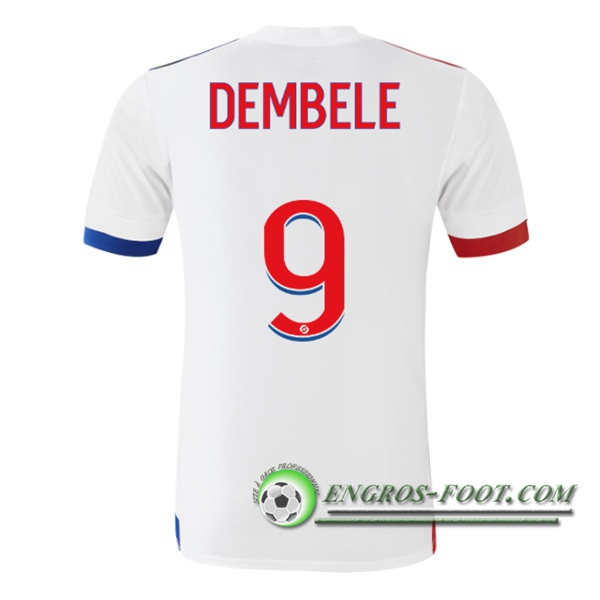 Engros-foot: Jeu Maillot de Foot Lyon OL (DEMBELE 9) Domicile 2020/2021 Thailande