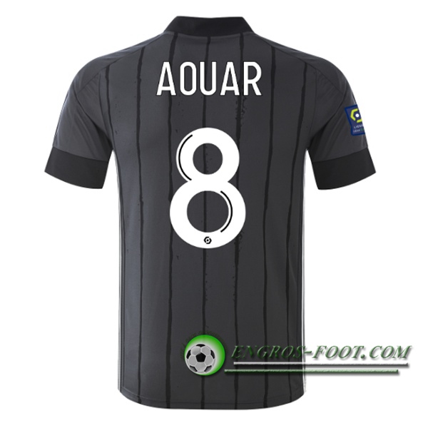 Engros-foot: Jeu Maillot de Foot Lyon OL (AOUAR 8) Exterieur 2020/2021 Thailande