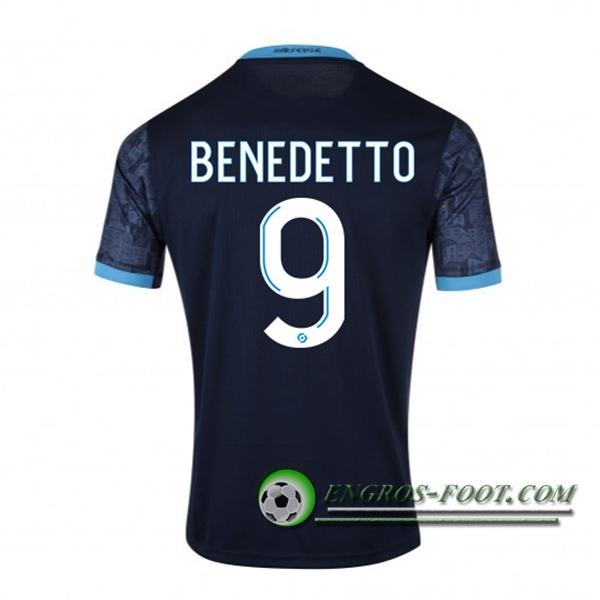 Engros-foot: Jeu Maillot de Foot Marseille OM (Benedetto 9) Exterieur 2020/2021 Thailande