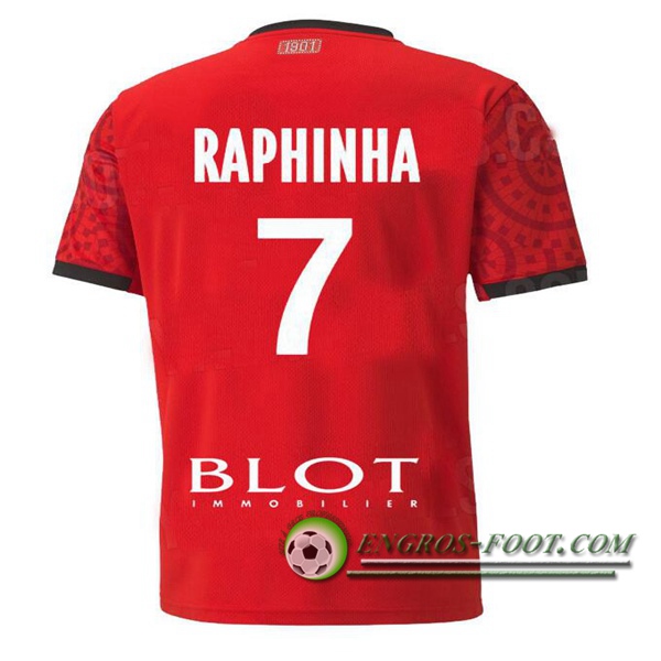 Engros-foot: Jeu Maillot de Foot Stade Rennais (RAPHINHA 7) Domicile 2020/2021 Thailande