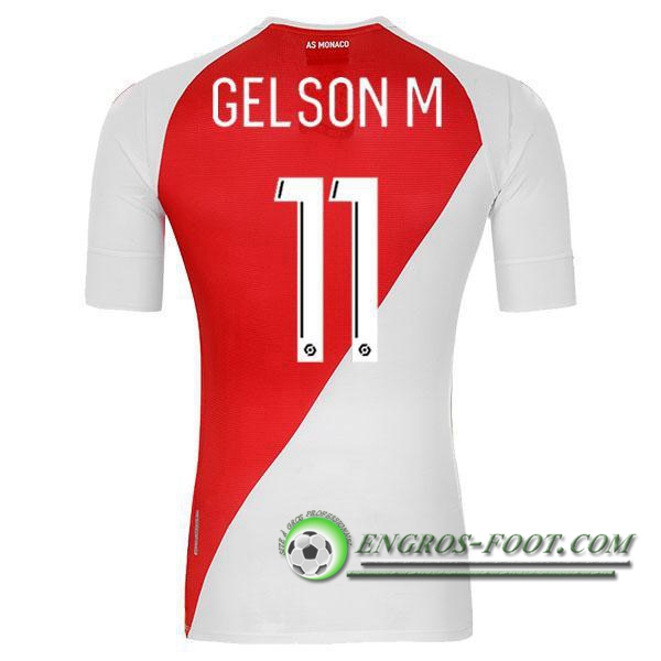 Engros-foot: Jeu Maillot de Foot AS Monaco (GELSONM 11) Domicile 2020/2021 Thailande