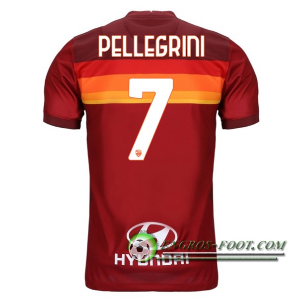 Engros-foot: Jeu Maillot de Foot AS Roma (PELLEGRINI 7) Domicile 2020/2021 Thailande