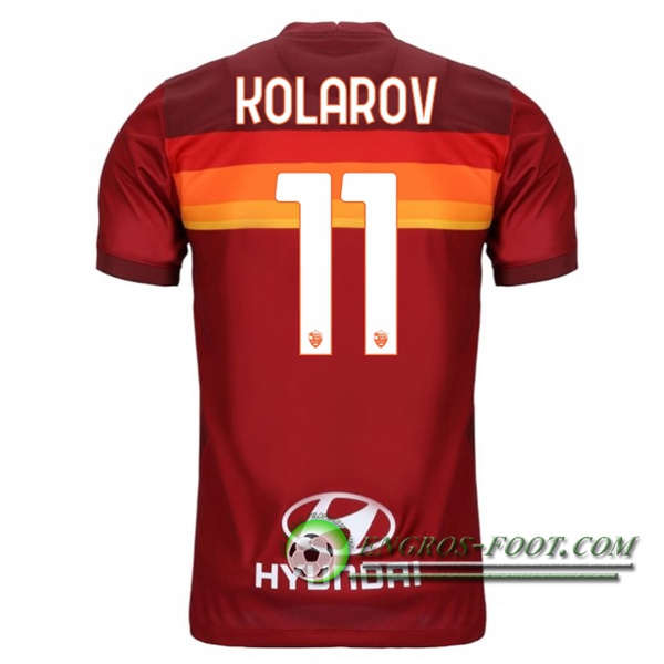 Engros-foot: Jeu Maillot de Foot AS Roma (KOLAROV 11) Domicile 2020/2021 Thailande